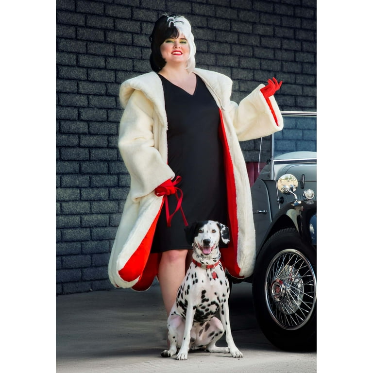 Plus size dalmatian coat sale