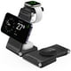 thumbnail image 1 of GEJIUCAI Soporte de cargador inalámbrico magnético, estación de carga inalámbrica plegable 3 en 1, cargador de viaje para múltiples dispositivos para iPhone 16 15 14 13 12 Series, Apple Watch Ultra/9/, 1 of 5