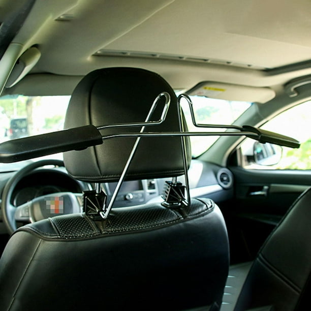 Gancho para perchero de ropa para colgar automovil organizador facil de instalar accesorios para automoviles portatil para primera Negro shamjiam