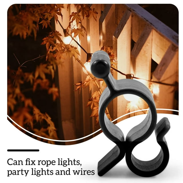 10 Pcs Clips de Corde de Store pour Véhicule Récréatif Crochets Coulissants Accessoires de Bande LED