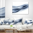 thumbnail image 4 of Designart Glittering Light Blue Pattern - Abstract Throw Pillow - 12x20, 4 of 5