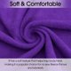 thumbnail image 3 of Tela polar Pico Textiles, color morado, 1 yarda, 100% poliéster, 3 of 6