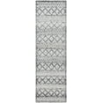 thumbnail image 6 of Hauteloom Hosa Recycled Material Living Room, Bedroom Area Rug - Bohemian, Transitional - Light Gray, Light Slate, White - 8' x 10', 6 of 8