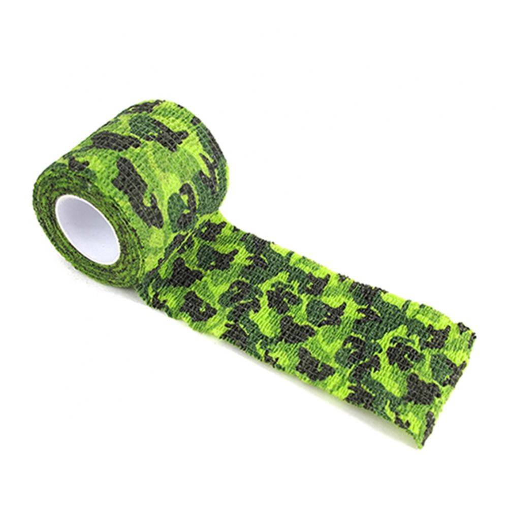 5PCS Camouflage Tape Self-Sticking Wrap Military Camo Stretch Bandage for Rifle