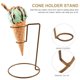 thumbnail image 4 of Estante de hierro para helados Soporte de un solo cabezal para helados Soporte para conos de helado, 4 of 7