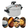 thumbnail image 3 of Almencla Multi-Functional Pressure Cooker Aluminum Soup Rice Cooking Slow Cooker Outdoor Camping Picnic Pot Cookware Argent 4L, 3 of 8