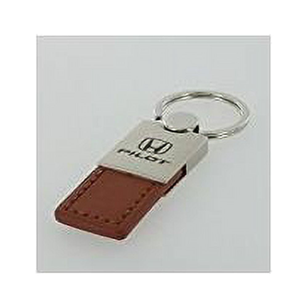 Honda Pilot Keychain & Keyring - Duo Premium Brown Leather
