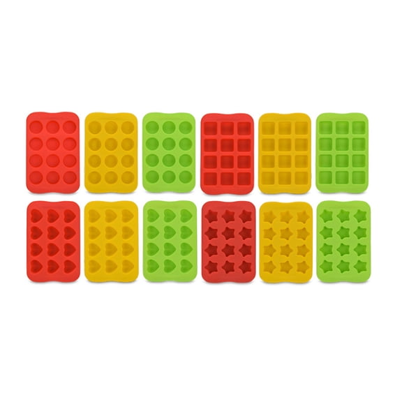 ibasenice Soup Freezer Molds Ice Cube Trays for Cocktails Food-Grade Silicone Green 1Pcs