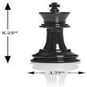 MegaChess Giant Games Mega Chess Sets, 8 King with Vinyl Giant Chess Mat