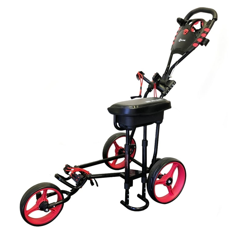 Ram Golf X Pro Laser 3 Wheel Golf Pull Cart with Seat Walmart