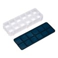 thumbnail image 3 of Uxcell 12 Compartments Paint Palette Plastic Painting Tray Deep Saver Box Detachable with Soft Cover 2 Pack, 3 of 6