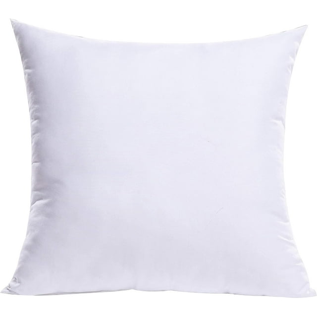 Throw Pillow Insert Premium Pillow Stuffer Sham Square Form for Decorative Cushion Bed Couch Sofa 18x18 Inch