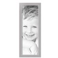 thumbnail image 2 of ArtToFrames 8" x 23" Silver Picture Frame, 8x23 inch Silver Wood Poster Frame (WOM-5388), Pack, 2 of 8