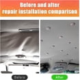thumbnail image 3 of Yazoeia 60 PCS Car Roof Headliner Repair Kit, Vehicle Roof Snap Rivets Retainer with Installation Tool, Auto Interior Ceiling Cloth Fixing Repair Button, Suitable for Most Cars (Grey CJC912-114780, 3 of 6