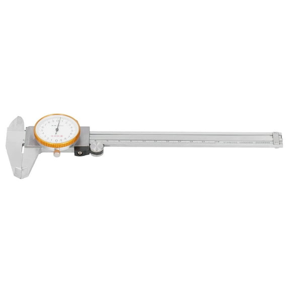 Dial Caliper Vernier, 0.02 Dial Caliper Practical Clear Scales Stainless Steel For Outer Diameter Measurement