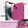 thumbnail image 3 of AmPm Silicone Case Compatible with iPhone 13 Case (6.1 inch 2021), with Camera Protection, Liquid Silicone Phone Case with Microfiber Lining (Lilac Purple), 3 of 6
