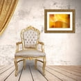 thumbnail image 3 of Taylor, Douglas 32x23 Gold Ornate Wood Framed with Double Matting Museum Art Print Titled - Amber Abstract II, 3 of 4
