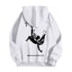 thumbnail image 4 of MHFRRA Sudadera con Capucha y Estampado Gráfico de Moda para Uso Informal y Actividades Al Aire Libre Blanco, 4 of 5