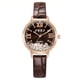 thumbnail image 2 of Price Down Sfonq Watches for Women,Ladies Watch Quicksand Rhinestone Watch Round Scale Dial Ladies Quartz Watch Mothers Day Gift,Brown Buy 2 Save 10%, 2 of 3