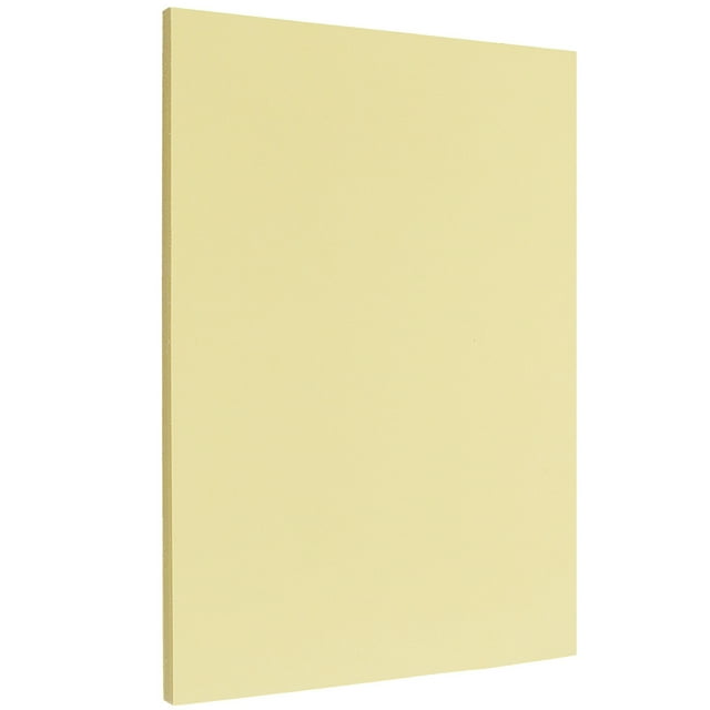 50Pcs A4 Craft Paper Cardstock for DIY Card Craft Making Rectangle Light Goldenrod Yellow 298x210x0.2mm