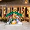 6' Tall Airblown Christmas Nativity Scene Inflatable