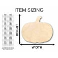 thumbnail image 2 of Unfinished Wood Pumpkin Shape - Fall - Halloween - Patch - Craft - up to 46" DIY 46" / 3/4", 2 of 8