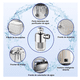 thumbnail image 4 of Acero Inoxidable Filtro Purificador Belug De Agua Para El Hogar 2p Plateado, 4 of 5