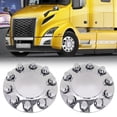 thumbnail image 5 of CROSSDESIGN Front Wheel Covers Hub Axle Semi Plastic ABS Pair 33mm Nut Covers 1-Pair Hub Cap, 5 of 10