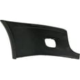thumbnail image 5 of Bumper End Compatible with 2008-2017 Freightliner Cascadia Front, Left Driver Plastic Painted Black, 5 of 5
