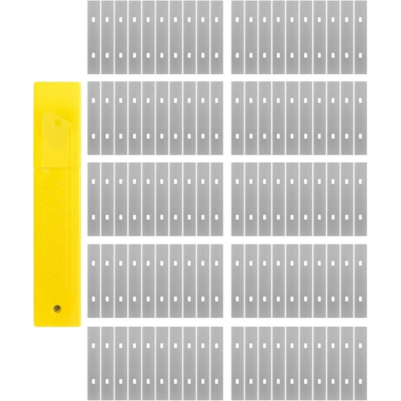 Bates- Replacement Scraper Blades, 4 Inch, 100 pcs, Scraper Blades, Floor Scrapper Blade, Replacement Razor Blades, Carbon Steel Razor Blades, Paint Scraper Blades, 4 Inch Scraper Blades