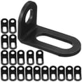 thumbnail image 5 of TAILTOSS Black Small Angle Brackets 20Pcs 1.2x0.8x0.7in, 5 of 5