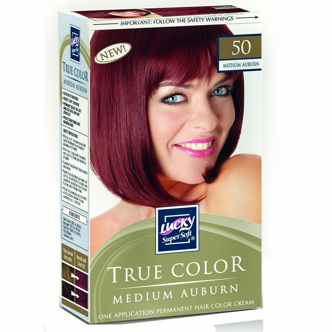 Lucky Super Soft Hair Color, Medium Auburn