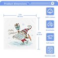 thumbnail image 3 of GZHJMY Cute Christmas Gnome with Gifts Washcloth Set of 4 Pcs 100% Cotton Small Face Towel, 12 x 12 inch Washcloths, 3 of 7