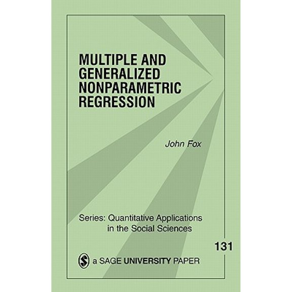 Pre-Owned Multiple and Generalized Nonparametric Regression (Paperback) 0761921893 9780761921899