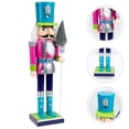 thumbnail image 4 of MasteelfCA Christmas Wooden Nutcracker Adorn Creative Wood Soldier Nutcracker Ornament, 4 of 7