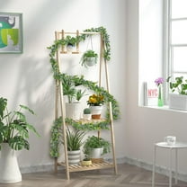 Luxcidy 5.9Ft Artificial Eucalyptus, Faux Hanging Plants Artificial Vines for Wedding Backdrop Arch Wall Table Party Outdoor Festival Decor (B)