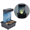 thumbnail image 4 of Fuente De Escritorio LED, Fuente De Agua De Mesa A La Moda Con Piedras Para Dormitorio Para Sala De Estar Para El Hogar, 4 of 8