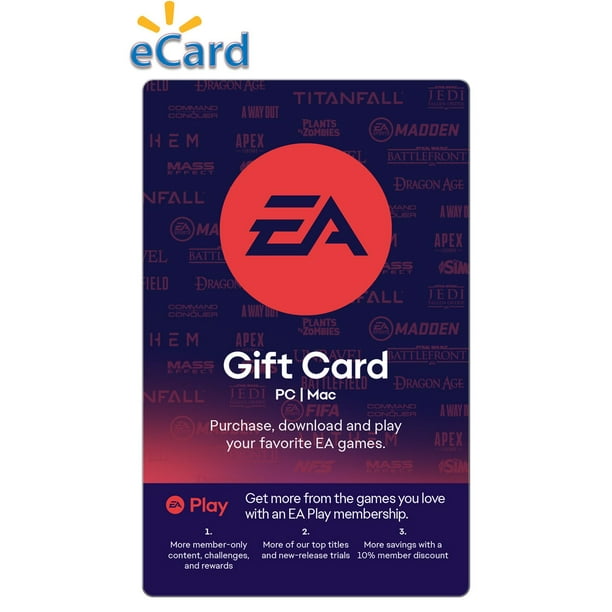 EA - Origin $15 Gift Card, Electronic Arts, PC, Digital Download - Walmart.com - Walmart.com