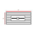 thumbnail image 3 of Living Source 24'' H x 54'' W Steel Outdoor Fire Pit Table with Lid (Gray), 3 of 3