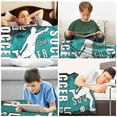thumbnail image 7 of Kainsy Soccer Blankets for Boys Girls, Soccer Team Player Soccer Gift for Girls Boys Kids Women Men, Warm Ultra-soft Soccer Throw Blankets for Bed Couch Soccer Bedding(30"x40"), 7 of 7