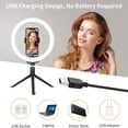 thumbnail image 4 of LED Selfie Ring Light Makeup Ring Light with Tripod Stand&Phone Holder, 4 of 9