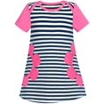 thumbnail image 1 of Robe Fille Tee Coton Tournesol Pétale Manches Courtes 3 Ans, 1 of 5