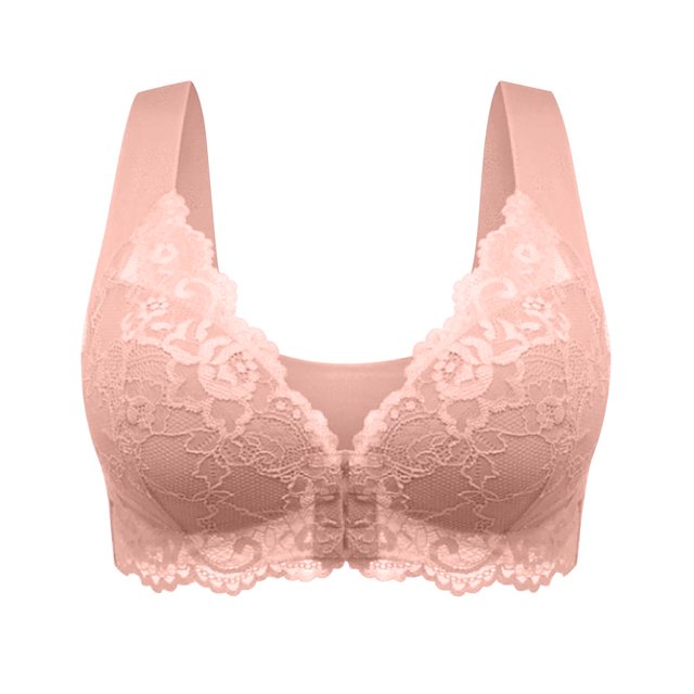 Front Closure Bras For Women Push-Up Shaping Brapost-Front Buckle Sports Bra For Easy Closure & Clearance