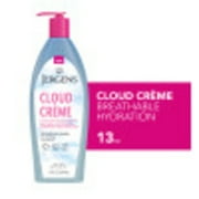 Jergens Cloud Creme with Hyaluronic Complex, Non-Greasy Breathable Hydration Body Lotion, 13 fl oz