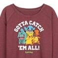 thumbnail image 3 of Pokémon - Gotta Catch 'Em All Group - Women's Lightweight French Terry Long Sleeve Shirt, 3 of 5