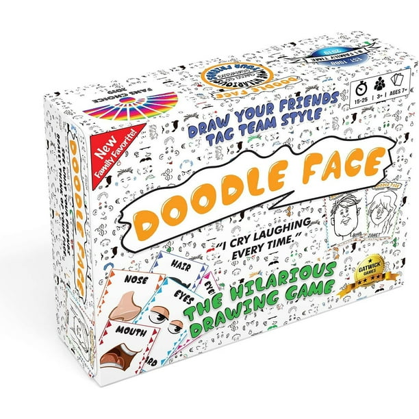 Doodle Face Game New Hilarious Game Of Drawing Your Friends And Family A Drawing Game For