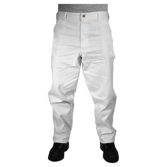 Rugged Blue Male Workwear Painters Pants Relaxed Fit Men - White - 42x32