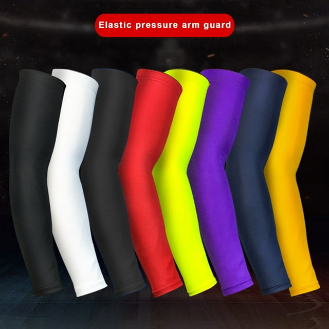 Meileang Basketball Arm Guard Muscle Compression Arm Sleeve UV Sun Protection Arm Cover Men Women Cooling Compression Arm Sleeve