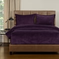 thumbnail image 5 of SIScovers Mixology Padma 3 Piece Bed Cap Comforter Set with Sewn Corners Aubergine Full, 5 of 5