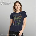 thumbnail image 2 of Women's Harry Potter Hogwarts Herbology  Graphic Tee Navy Blue Small, 2 of 10